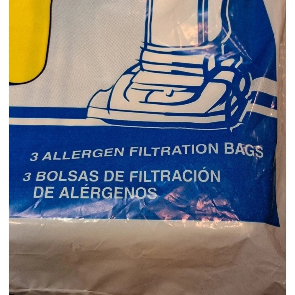 Hoover Genuine Bags 3 Pack Fits ALL Type Y Upright Vacuums Allergen Filtration